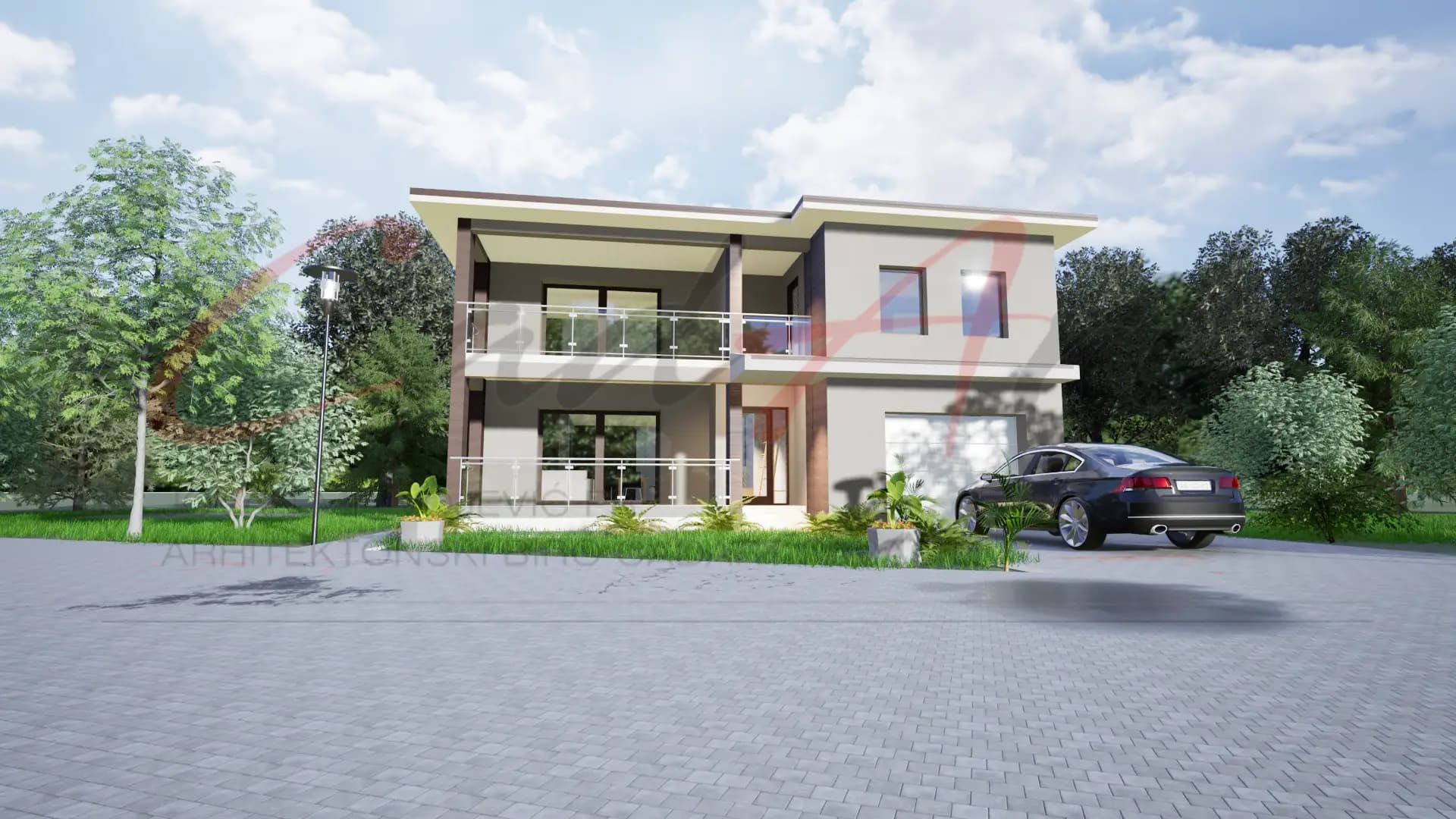 Projekti Kuća sa Drvenim Detaljima | Moderna Kuća - Elegantno Rešenje 200m² - Profesionalni projekat kuće 200m², garaža, projekti kuća, projekti kuca, projekat kuće, projekat kuce, moderna kuća, moderna kuca, kuća na sprat, kuca na sprat, porodična kuća, porodična kuca, porodicna kuca, dvospratna kuća, drveni elementi, staklene ograde, projekti prizemnih kuća