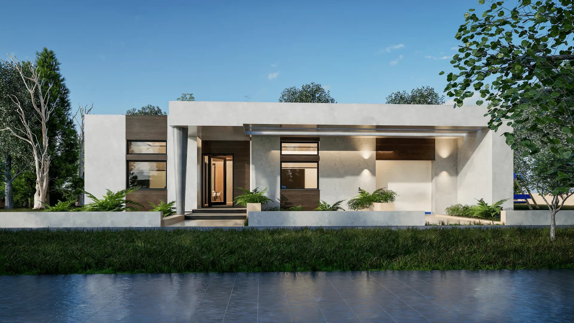 Moderno kupatilo u prizemnoj kući 200m2 Subotica