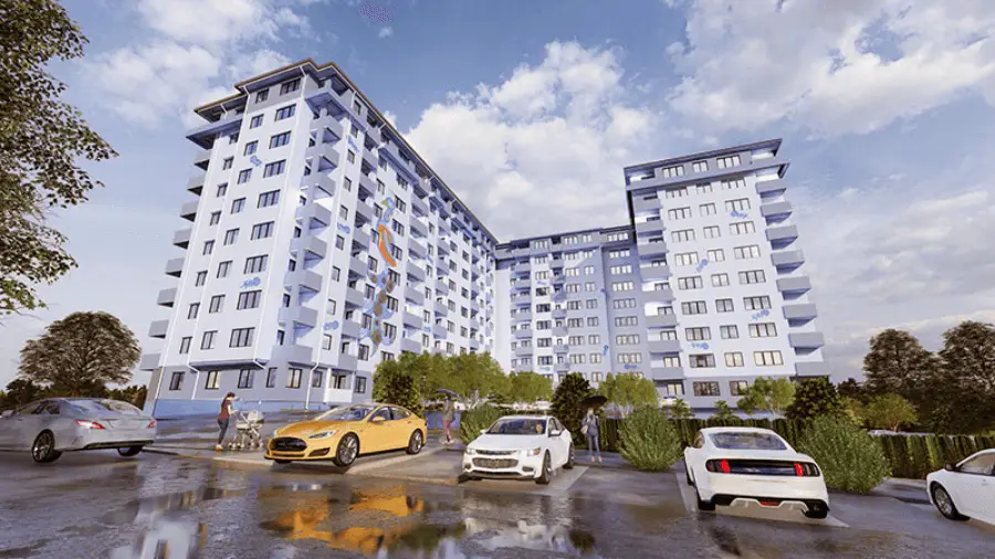 Stambeni kompleks Panorama Erdoglija Kragujevac - fasada