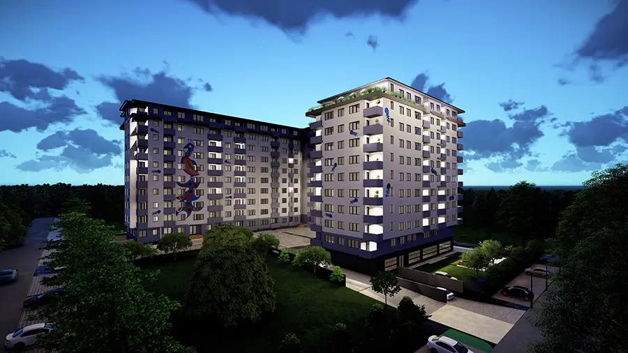 Projekti Stambenih Kompleksa | Panorama Erdoglija - Luksuzne Višespratnice 20.000m² - slika projekta