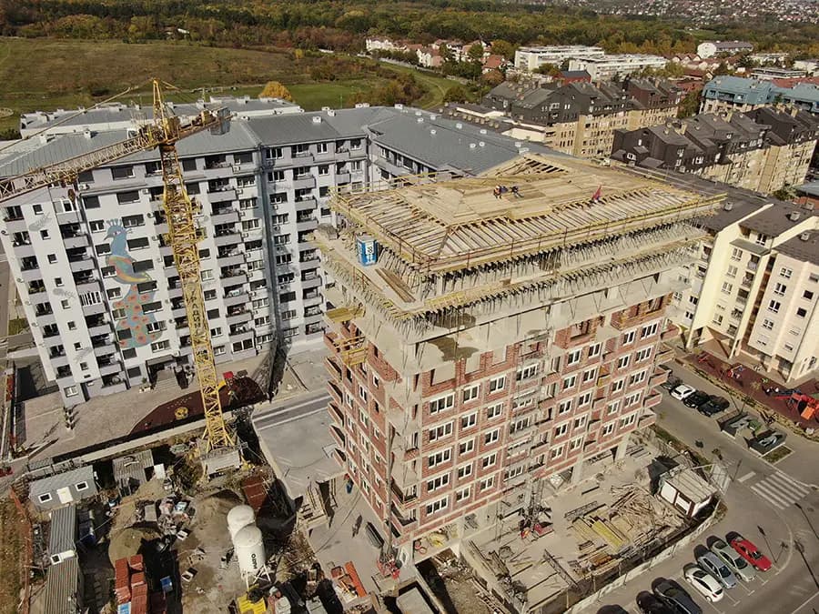 Unutrašnje dvorište kompleksa Panorama Erdoglija