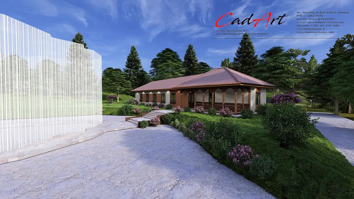Ulazni deo tradicionalne prizemne kuće 120m2 Paraćin