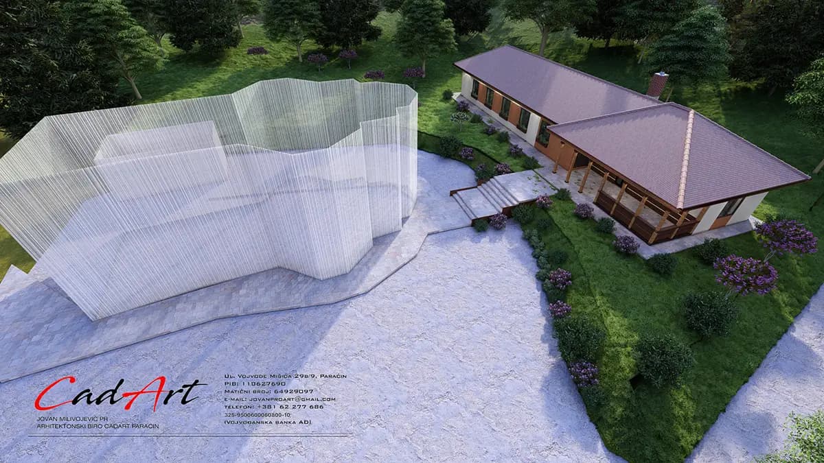Rustična kuća 120m2 uklopljena u prirodno okruženje Paraćin