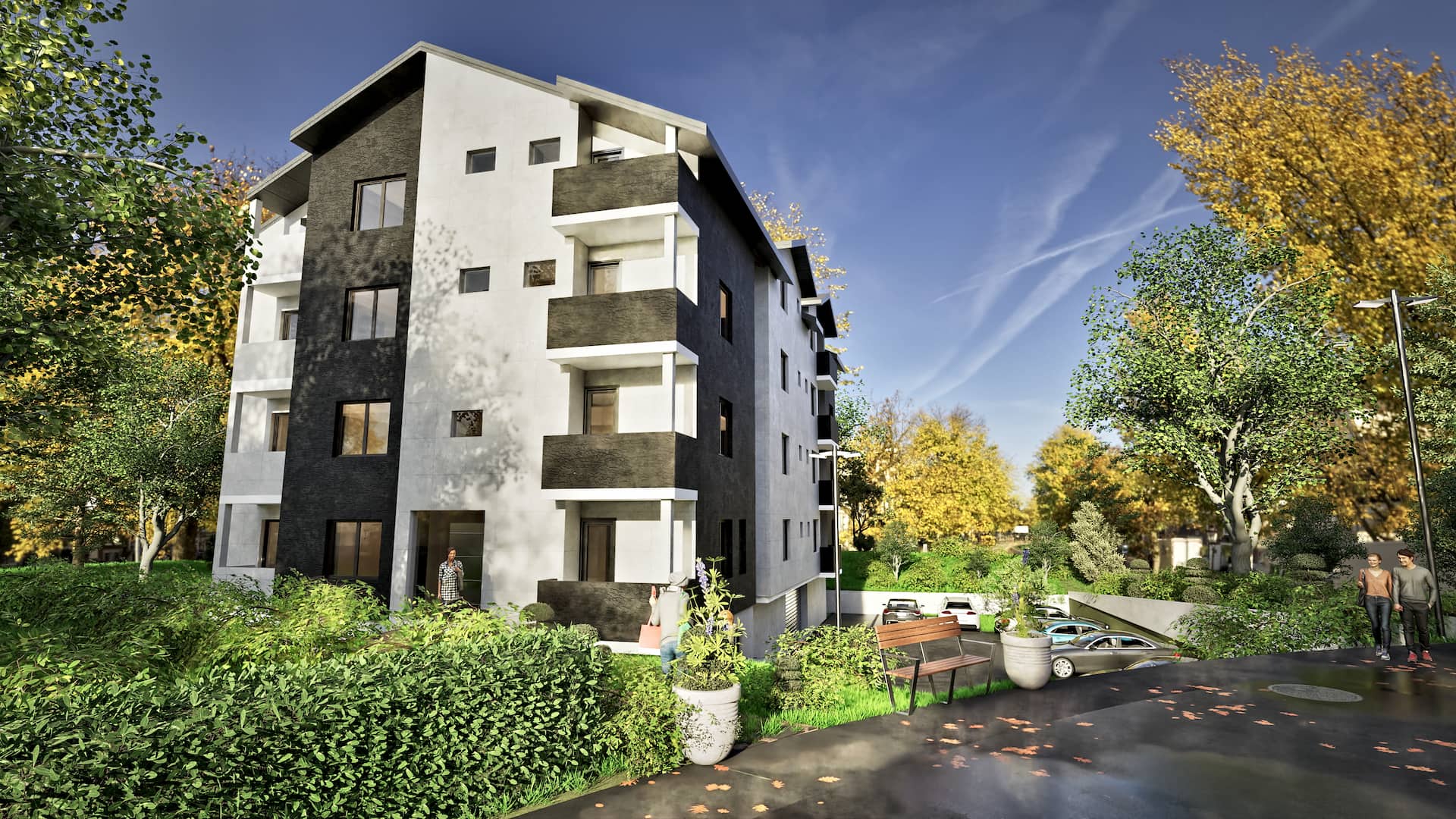 Stambena zgrada 1660m2 Sokobanja - kontrastna fasada