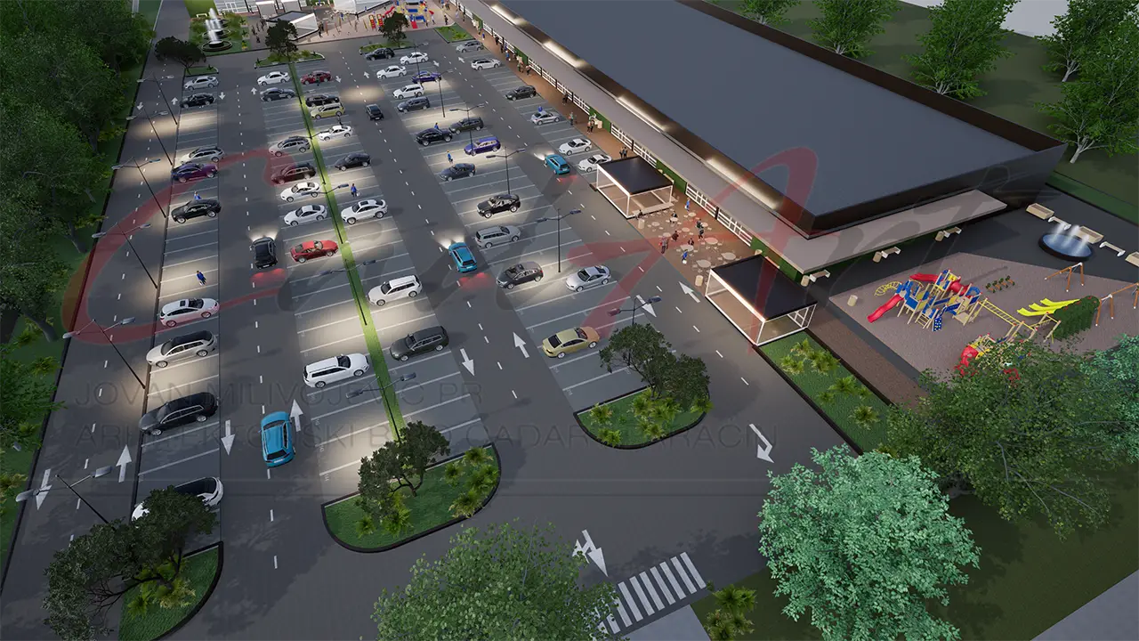 Lokali i izlozi tržnog centra Fenix 7000m2 Ćuprija