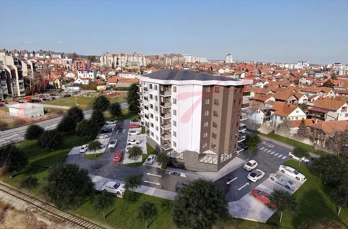 Stambena zgrada Urbana Harmonija 6000m2 Kragujevac - fasada