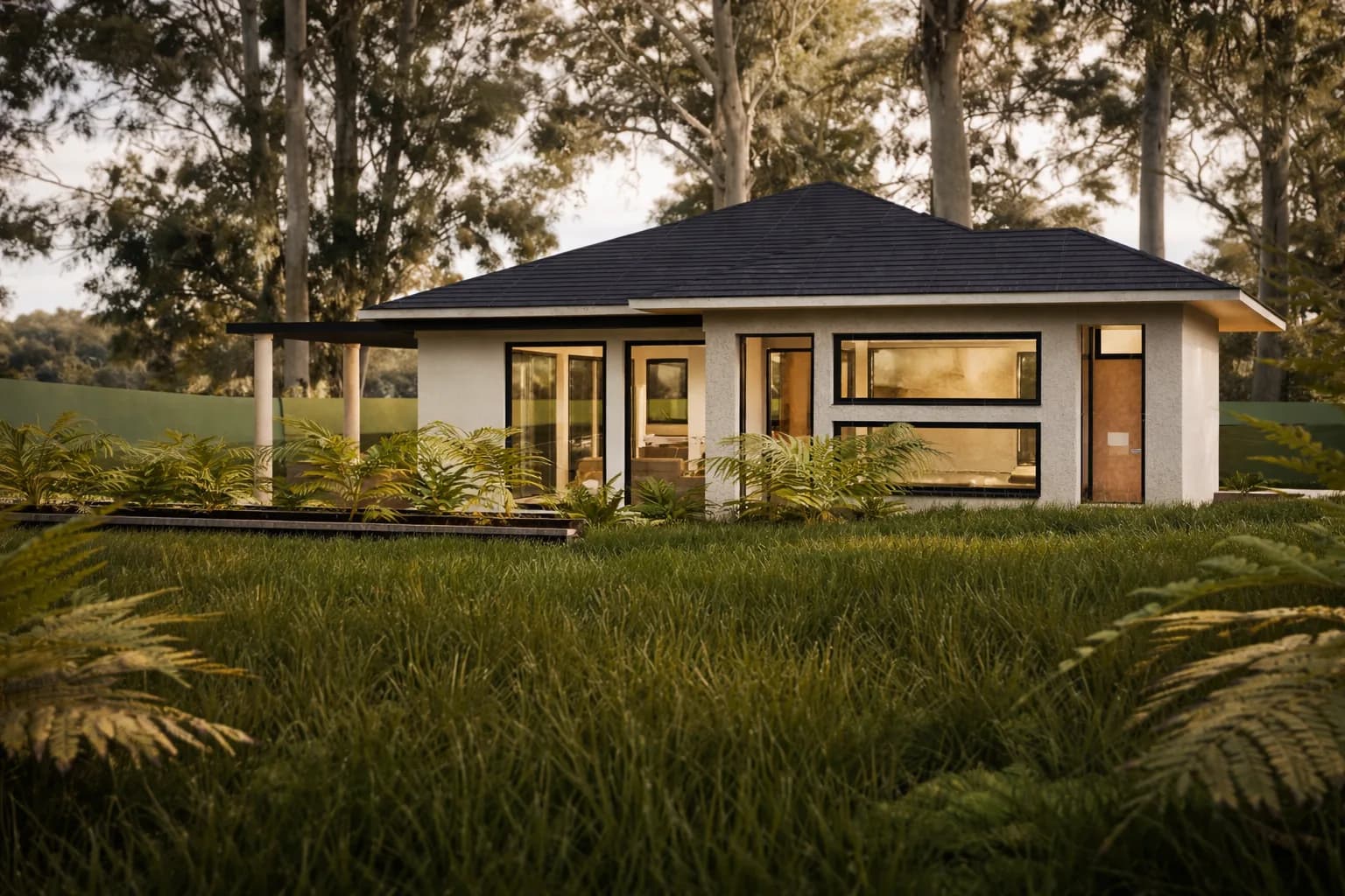Projekat kuće Šumsko Utočište - 90m² | CAD ART