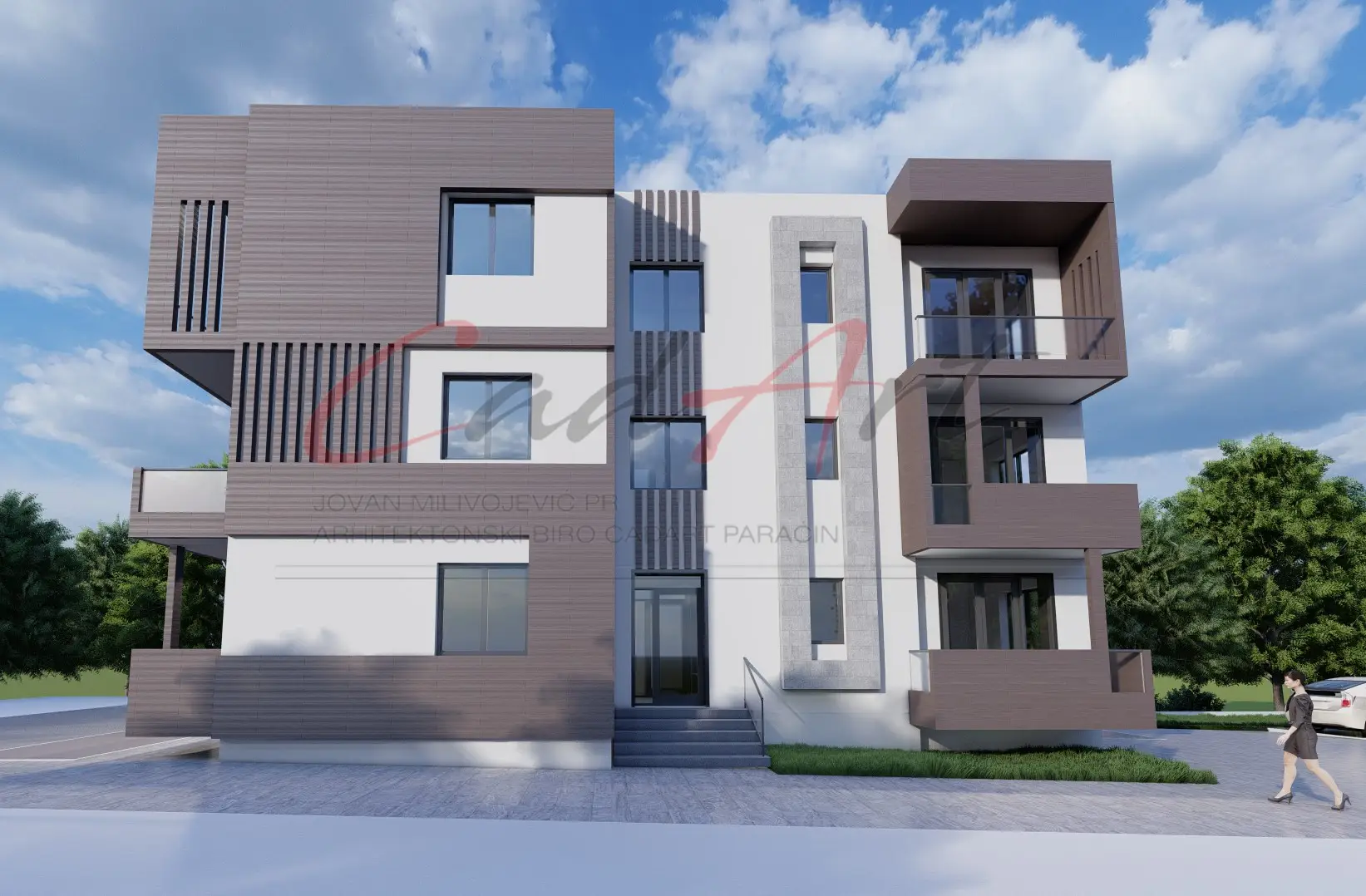 Projekti Stambenih Zgrada | Best Paraćin - Savremena Višespratnica 500m² - slika projekta