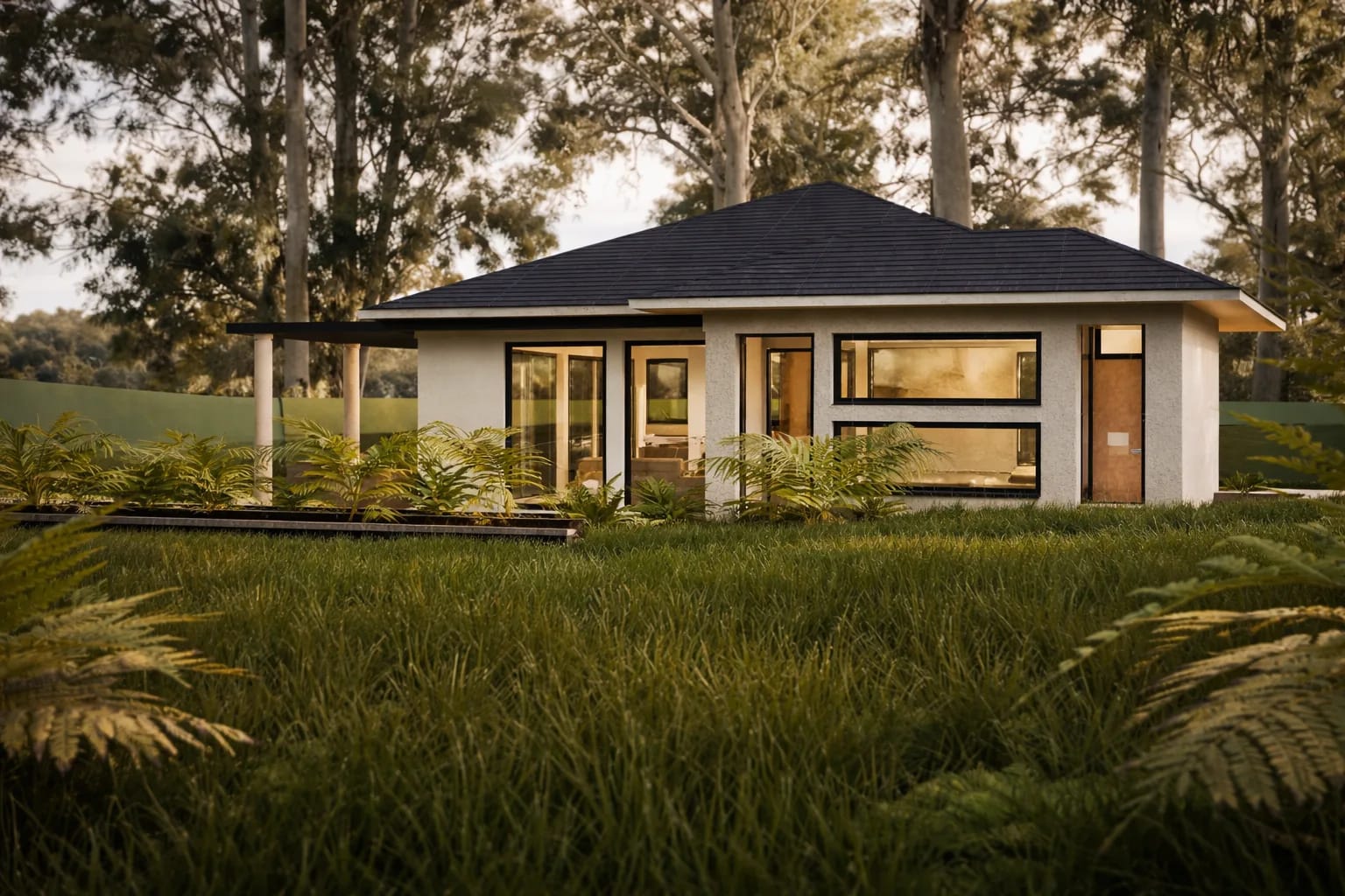 Šumsko Utočište - profesionalni projekat kuće 90m²