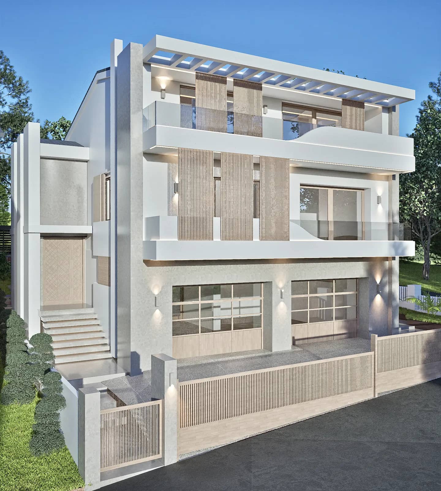 Revitalizacija fasade i uređenje dvorišta — Valjevo - profesionalni projekat kuće —