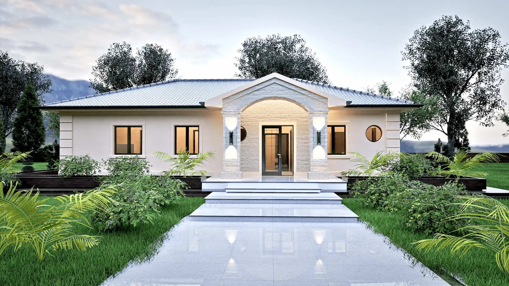 Projekti Prizemnih Kuća: Moderna Kuća sa Radnom Sobom (150m²) | Čačak - fotografija 3