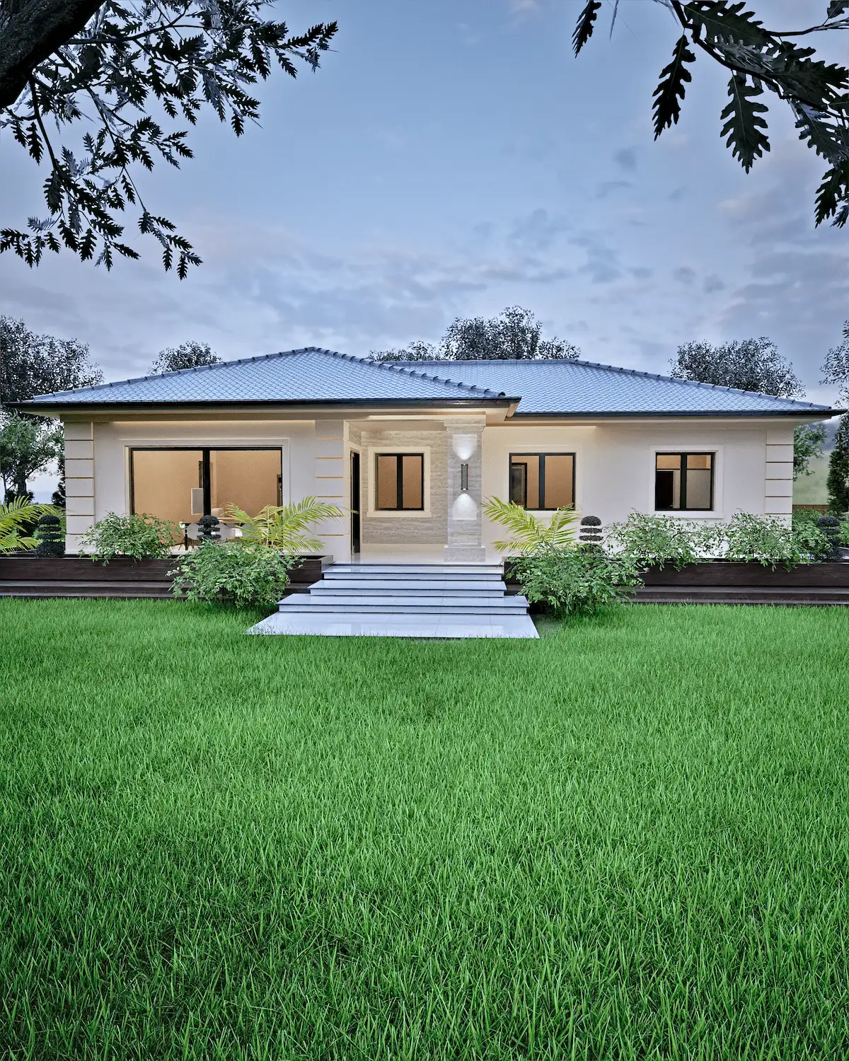 Projekti Prizemnih Kuća: Moderna Kuća sa Radnom Sobom (150m²) | Čačak - fotografija 6