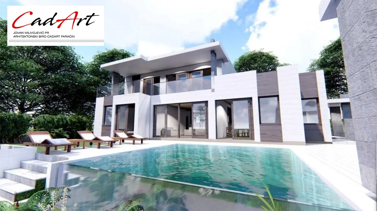 Projekti Kuća: Moderna Kuća sa Bazenom i Garažom (180m²) | Paraćin - fotografija 6