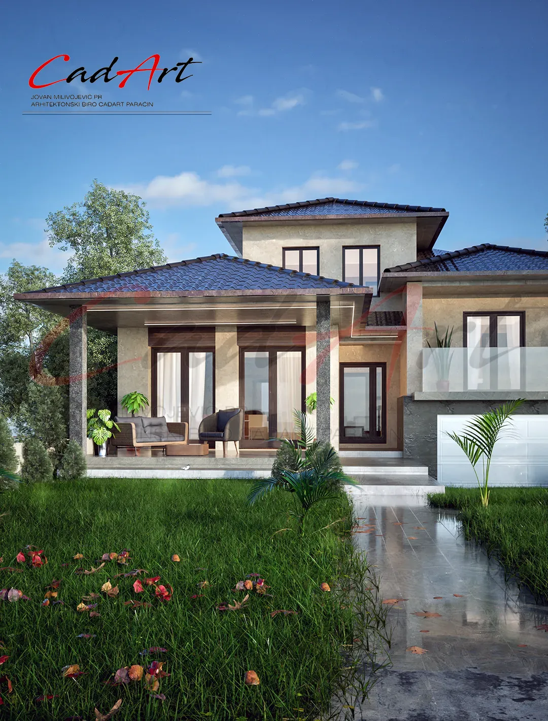 Projekti Kuća: Moderna Kuća sa Garažom na Tri Etaže (235m²) | Paraćin - fotografija 5