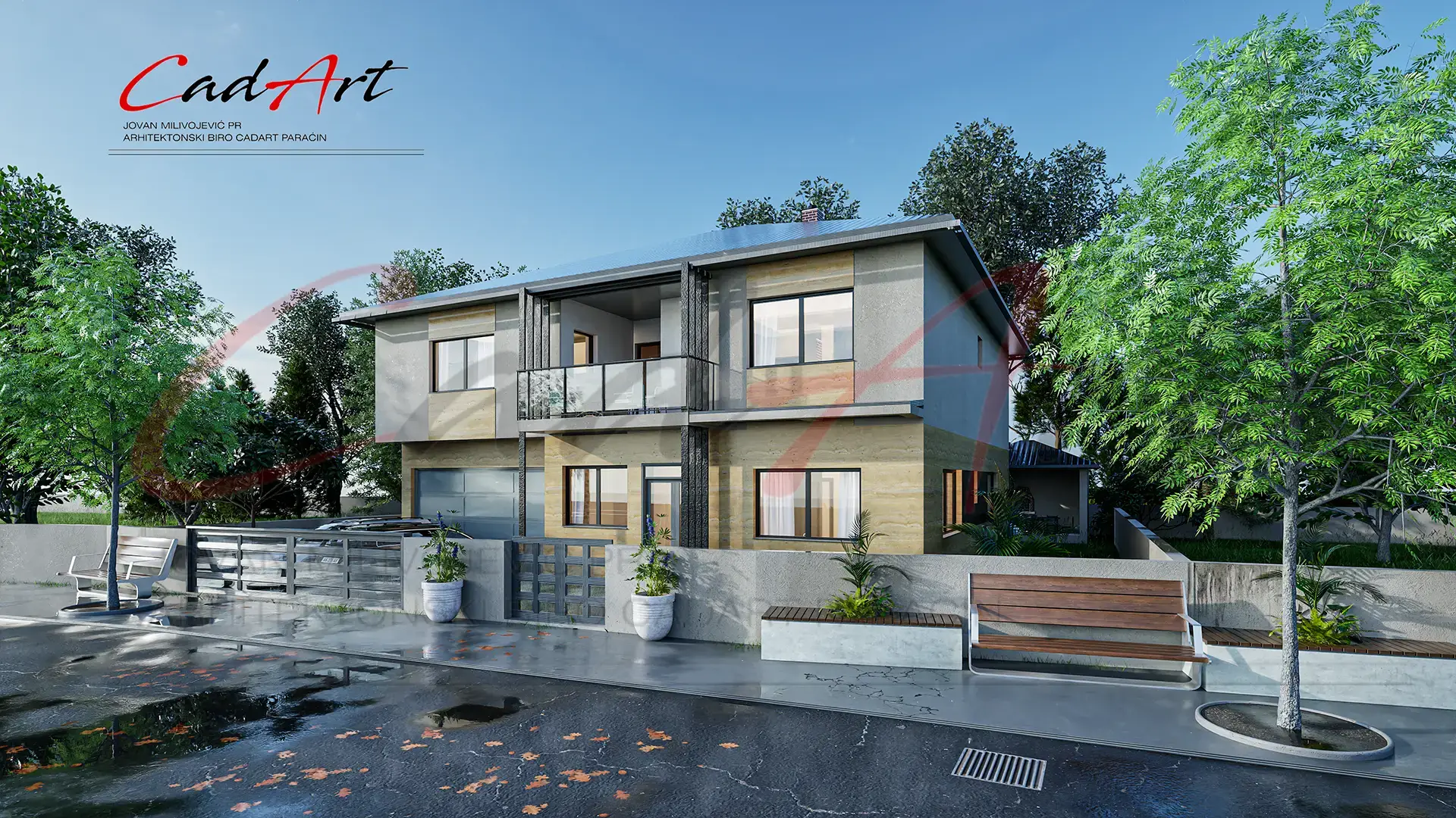 Villa Travertino - Premium Vile | CAD ART