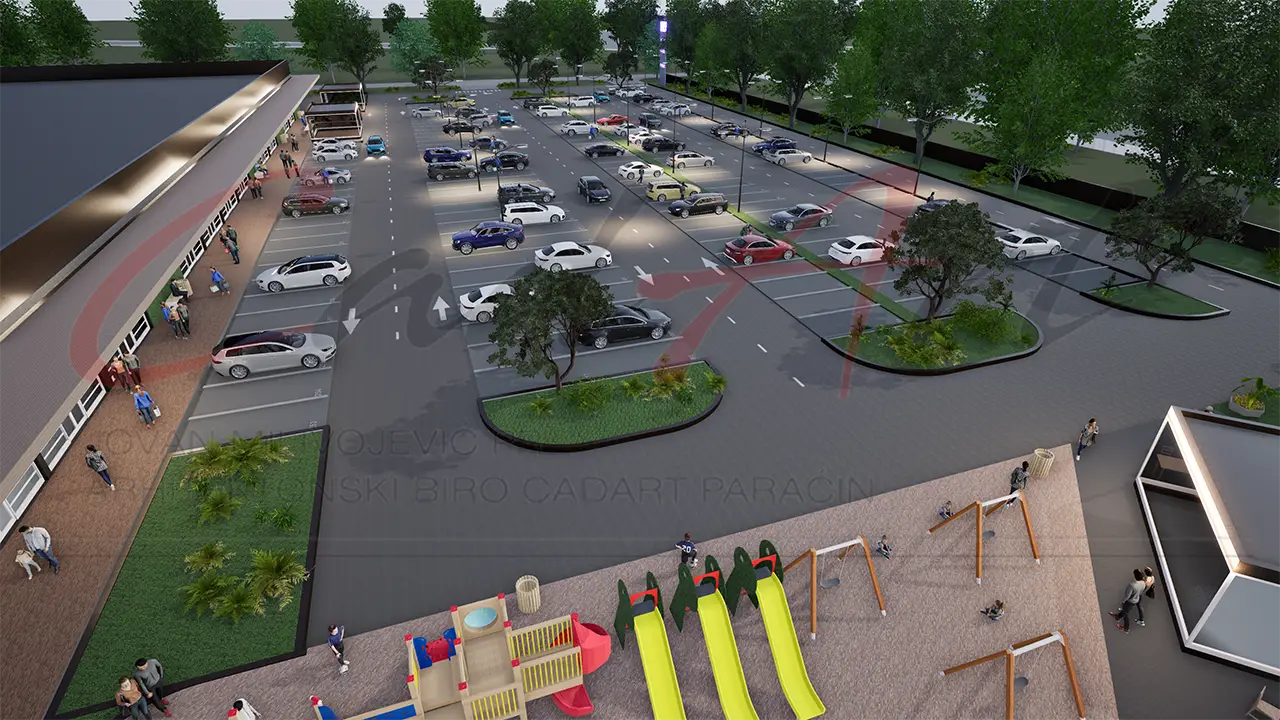 Projekti Poslovnih Objekata | Tržni Centar Fenix - Moderni Centar 7000m² - fotografija 7